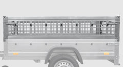Rehausse Ridelles grillagées d'une hauteur de 40 cm pour UNITRAILER SOLID 300/2 PTAC 750 kg